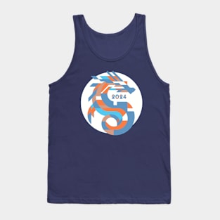 Futuristic Dragon Emblem - 2024 Chinese New Year Tank Top